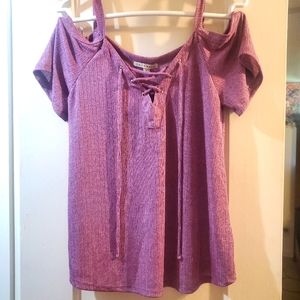 Size large off the shoulder top